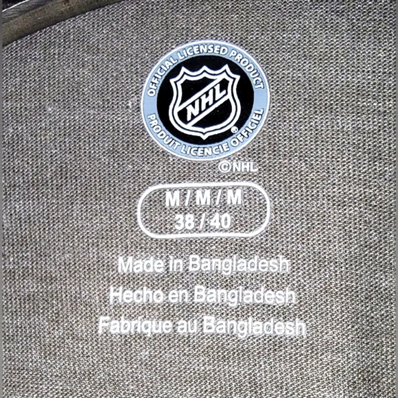 Nashville Predators NHL Shirt Men Medium Gray Blue Long Sleeve Hockey‎ Logo - Picture 4 of 6
